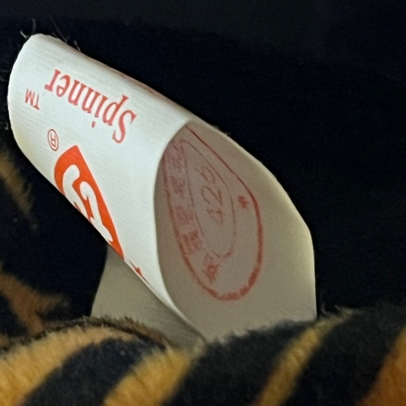 Rare Vintage 1996 TY Beanie Baby "Spinner" Spider with Tag Errors NWT - Picture 9 of 11